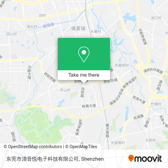 东莞市清音悦电子科技有限公司 map