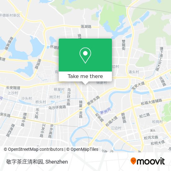 敬字茶庄清和园 map