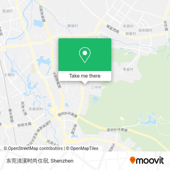 东莞清溪时尚住宿 map