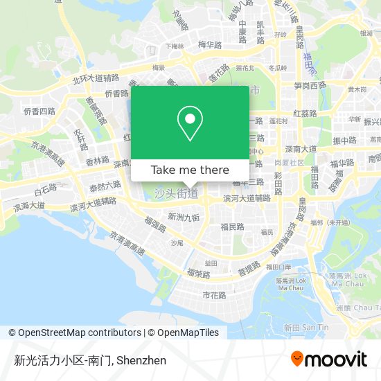 新光活力小区-南门 map