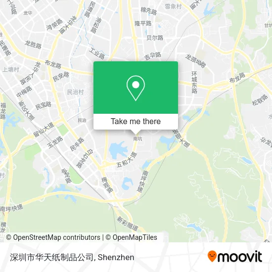 深圳市华天纸制品公司 map