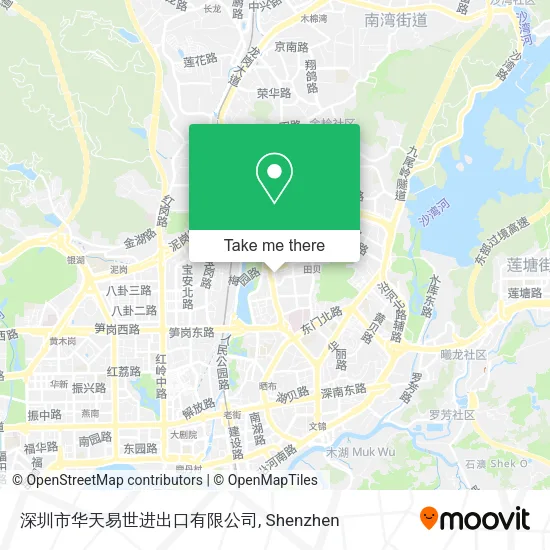深圳市华天易世进出口有限公司 map