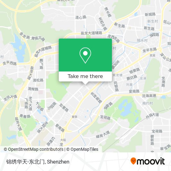 锦绣华天-东北门 map