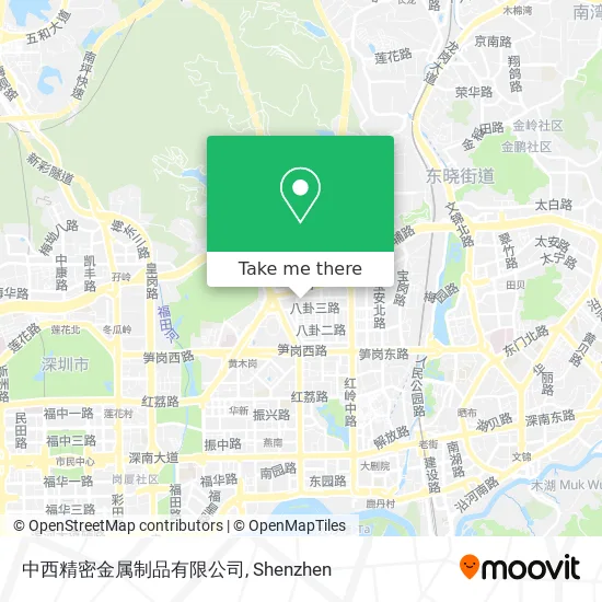 中西精密金属制品有限公司 map
