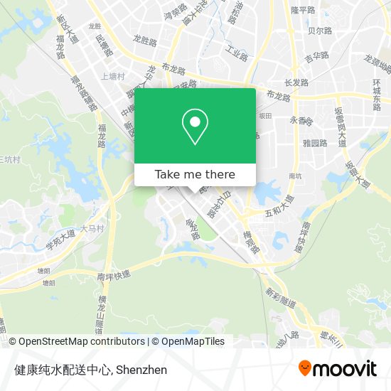 健康纯水配送中心 map
