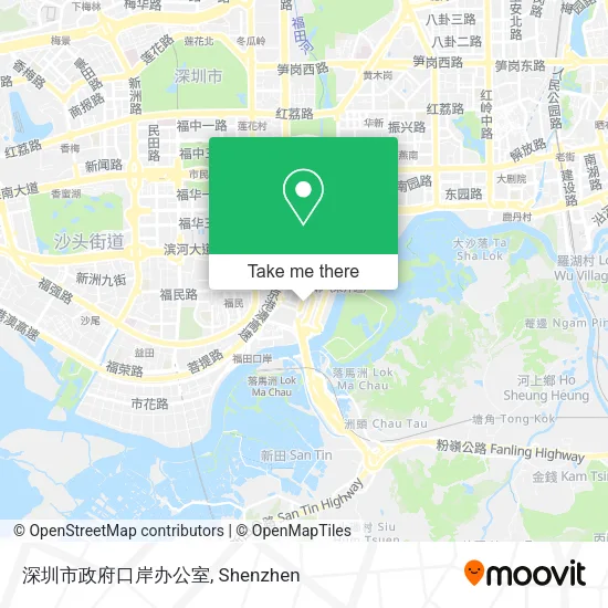 深圳市政府口岸办公室 map