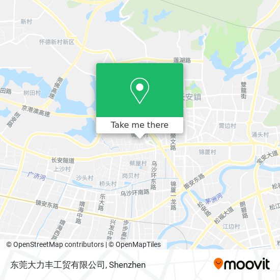 东莞大力丰工贸有限公司 map