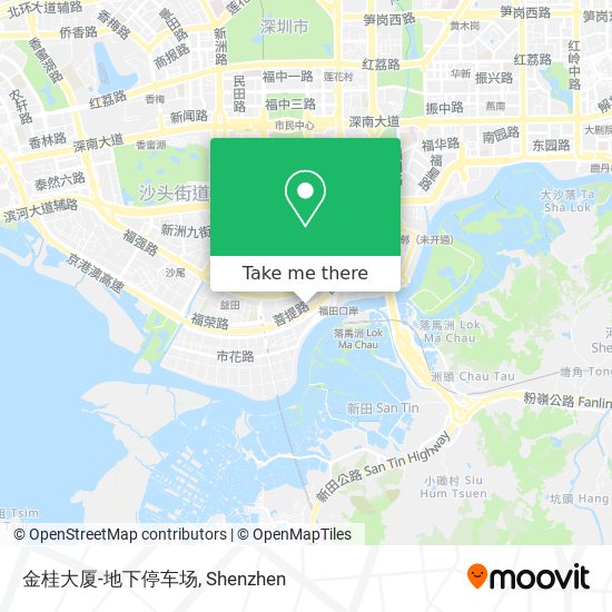 金桂大厦-地下停车场 map
