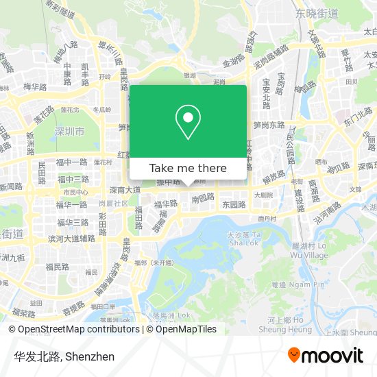 华发北路 map