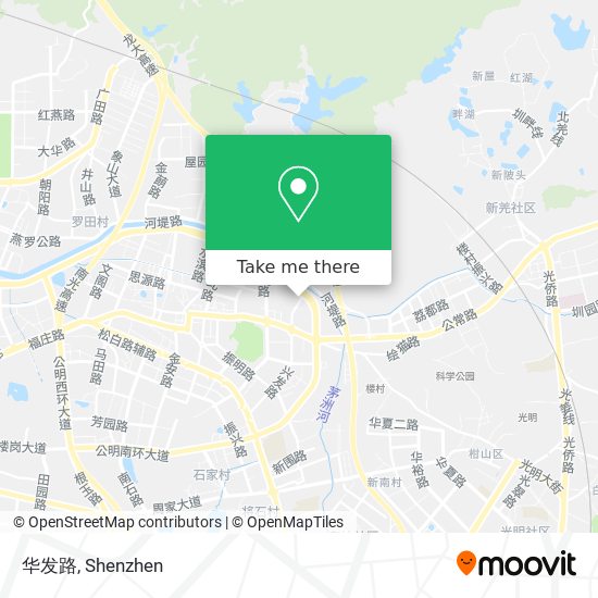 华发路 map