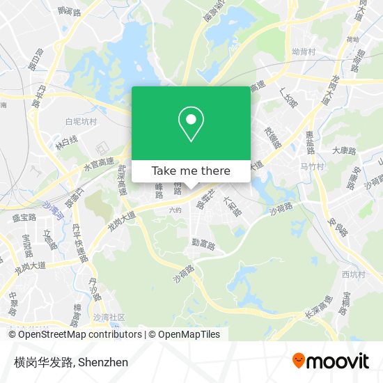 横岗华发路 map