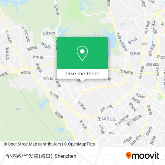 华盛路/华发路(路口) map