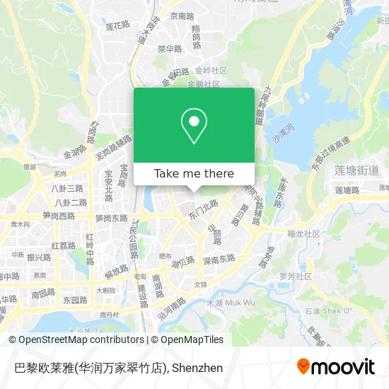 巴黎欧莱雅(华润万家翠竹店) map