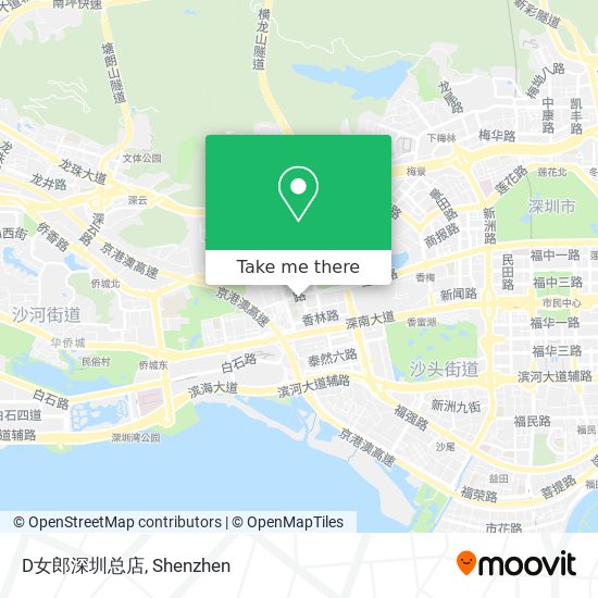 D女郎深圳总店 map