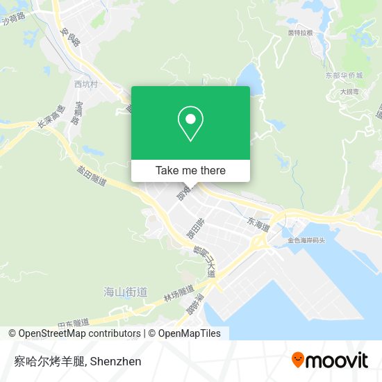 察哈尔烤羊腿 map