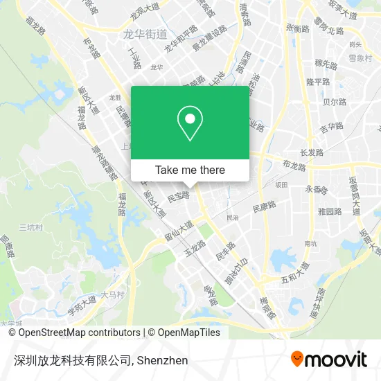 深圳放龙科技有限公司 map