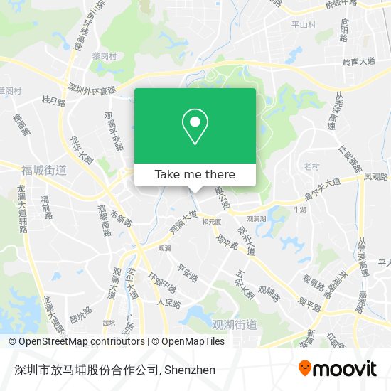 深圳市放马埔股份合作公司 map