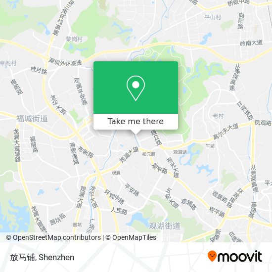 放马铺 map