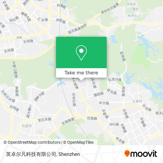 英卓尔凡科技有限公司 map