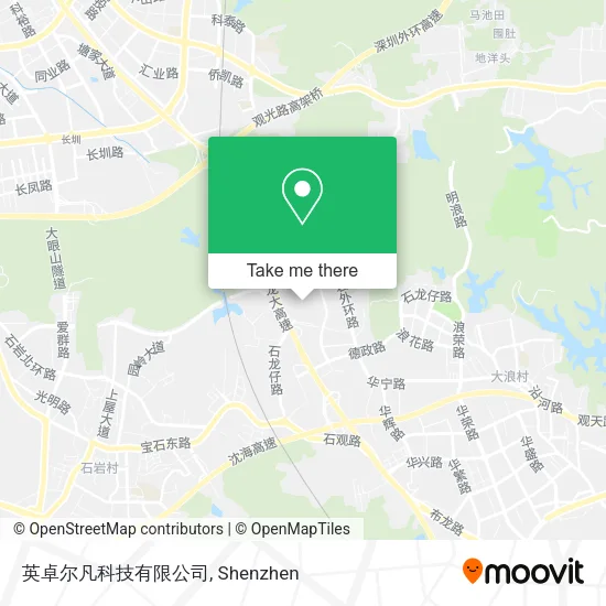 英卓尔凡科技有限公司 map