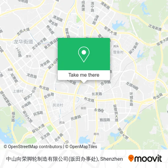 中山向荣脚轮制造有限公司(坂田办事处) map