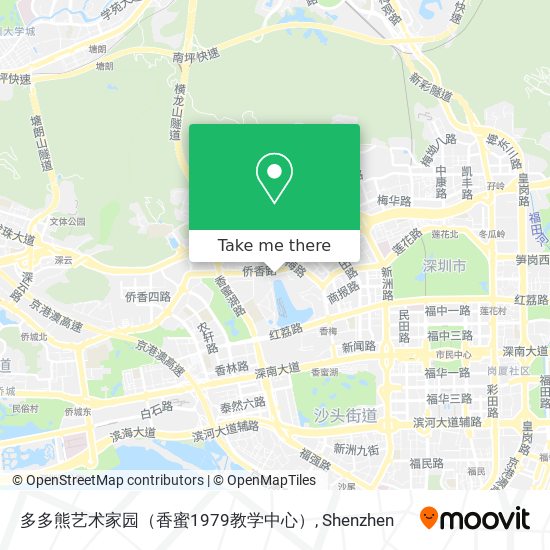 多多熊艺术家园（香蜜1979教学中心） map
