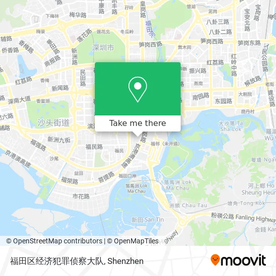 福田区经济犯罪侦察大队 map