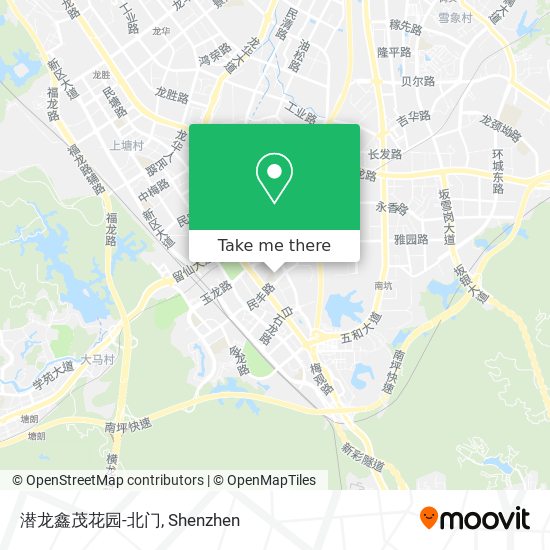 潜龙鑫茂花园-北门 map