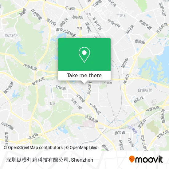 深圳纵横灯箱科技有限公司 map