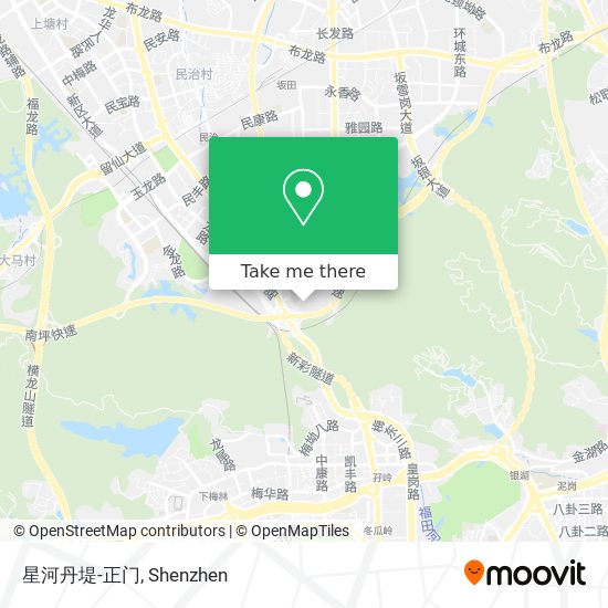 星河丹堤-正门 map