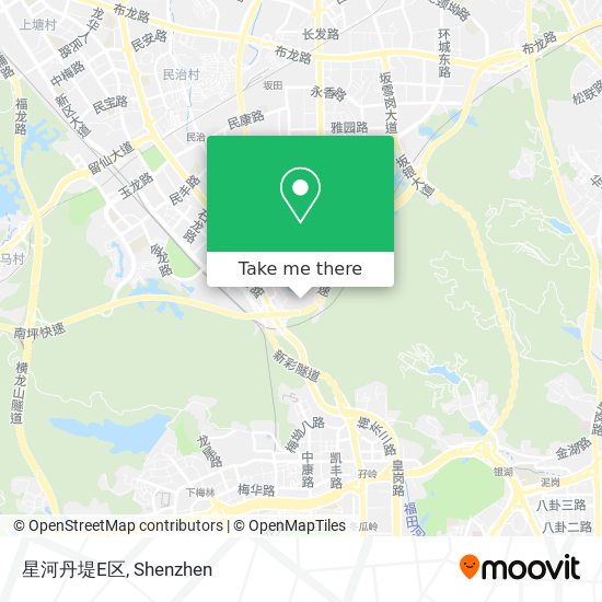 星河丹堤E区 map