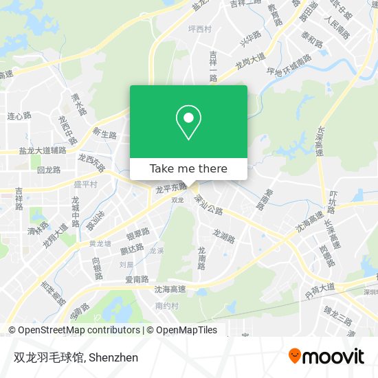 双龙羽毛球馆 map