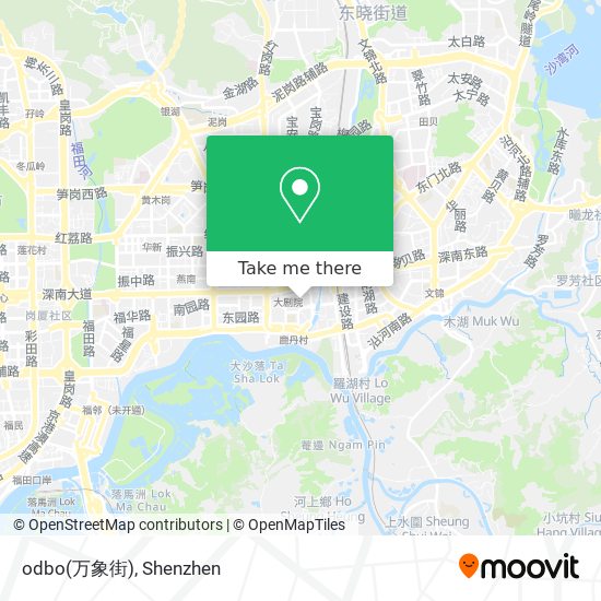 odbo(万象街) map