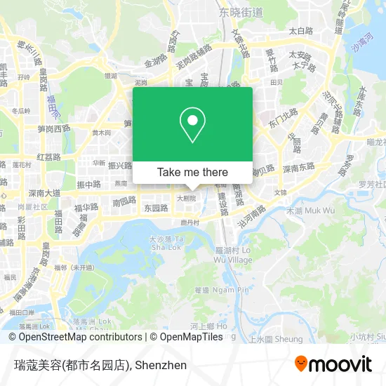 瑞蔻美容(都市名园店) map