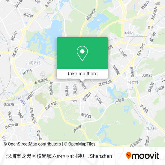 深圳市龙岗区横岗镇六约恒丽时装厂 map