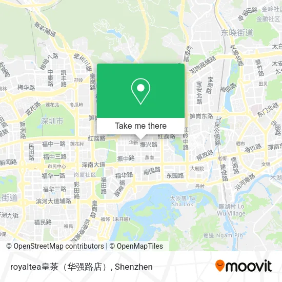 royaltea皇茶（华强路店） map