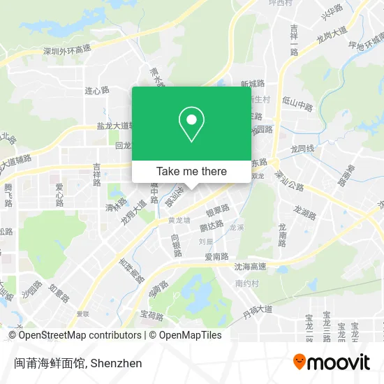 闽莆海鲜面馆 map