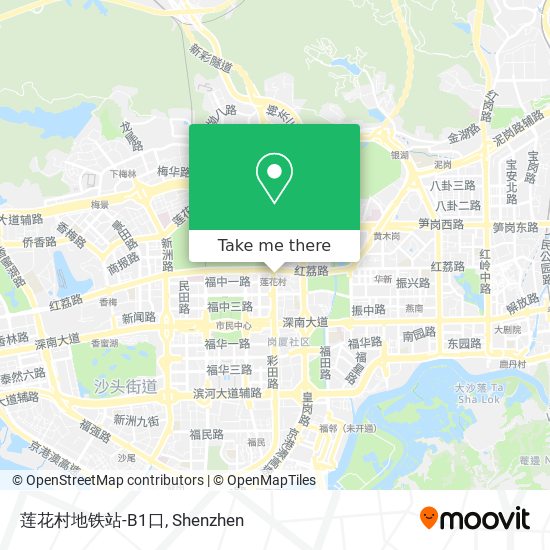 莲花村地铁站-B1口 map