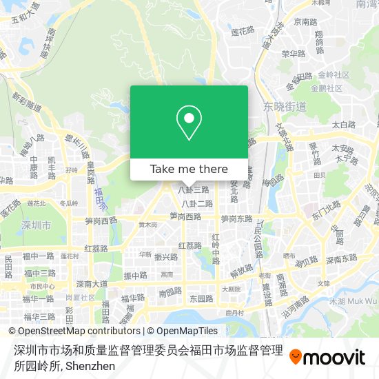 深圳市市场和质量监督管理委员会福田市场监督管理所园岭所 map