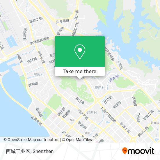 西城工业区 map
