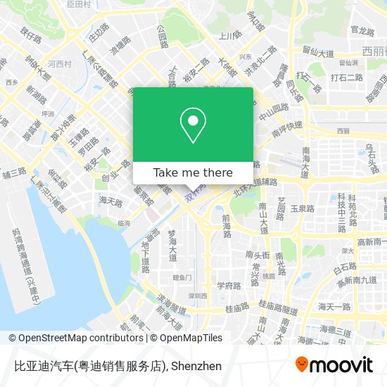 比亚迪汽车(粤迪销售服务店) map