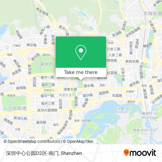 深圳中心公园D2区-南门 map