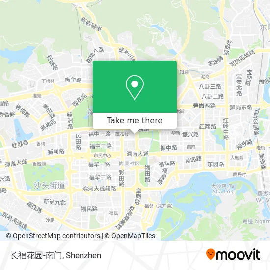 长福花园-南门 map