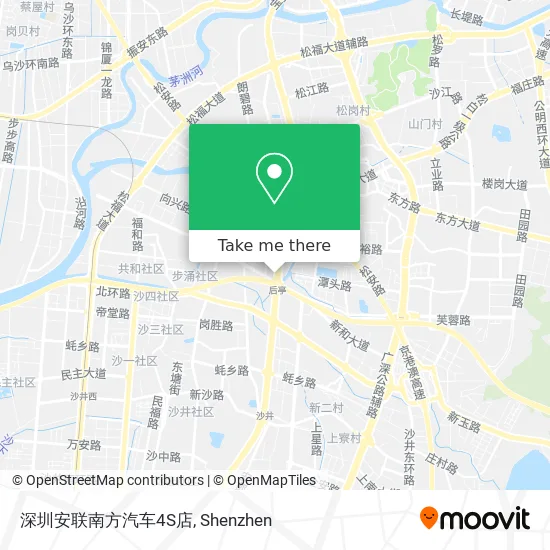 深圳安联南方汽车4S店 map