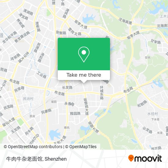 牛肉牛杂老面馆 map