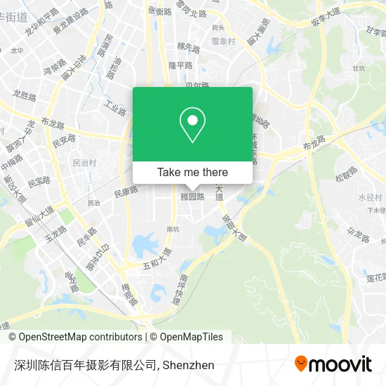 深圳陈信百年摄影有限公司 map
