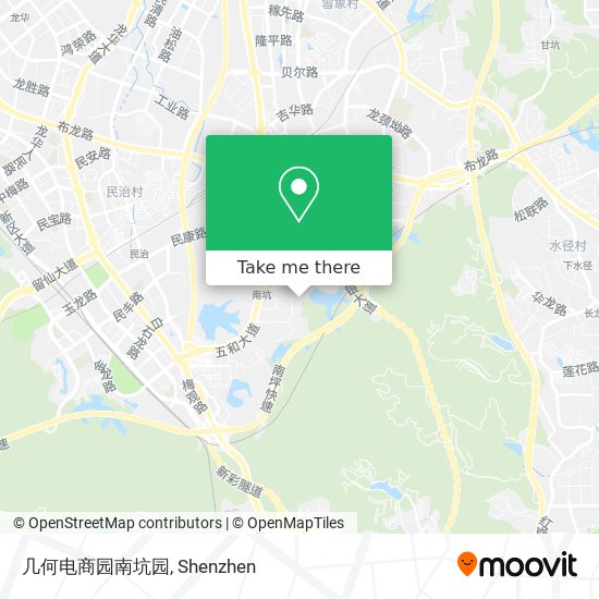 几何电商园南坑园 map