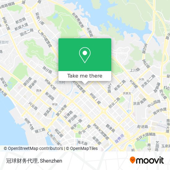 冠球财务代理 map