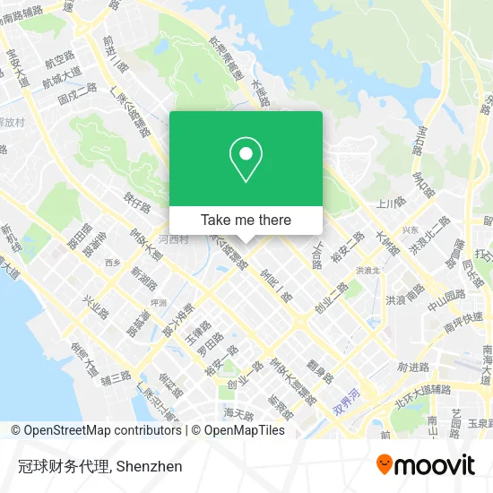 冠球财务代理 map