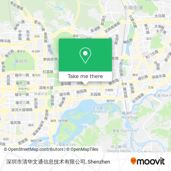 深圳市清华文通信息技术有限公司 map